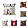 Devil Pumpkin Throw Pillow Cover Halloween Theme Throw Pillow Cover Sofa Chair Bed Cushion Cover Home Decor