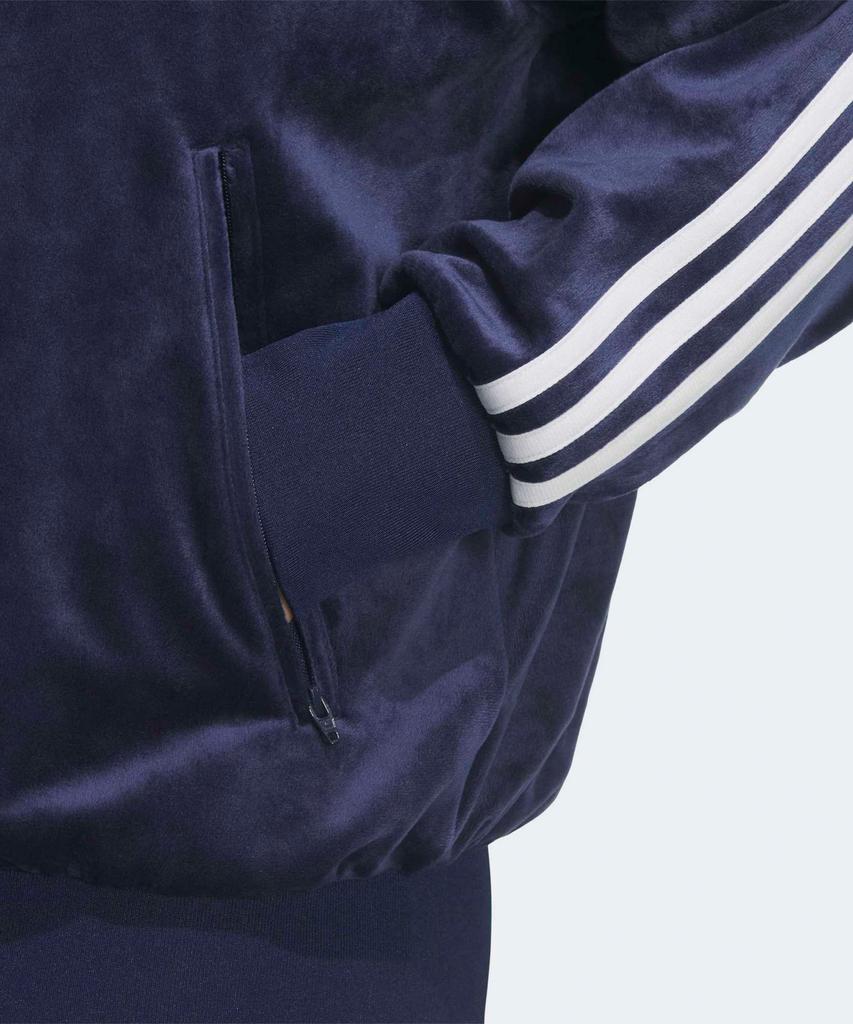 adidas Велюровый спортивный топ Firebird - Ночной индиго / Kq5475