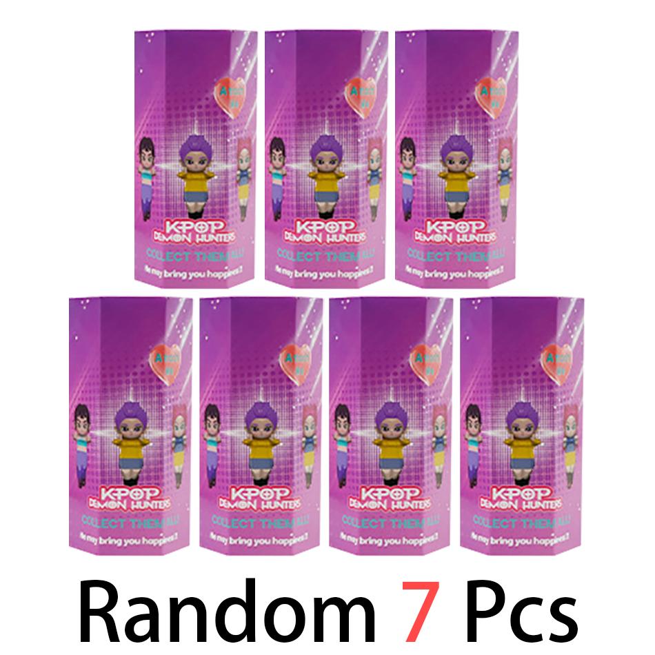 Версия Q K-pop Охотники на демонов коробка Фигурка Игрушка Derpys Tiger Rumi Mira Zoey Sussy Фигурка Кукла Фанаты Рождество день рождения Подарок
