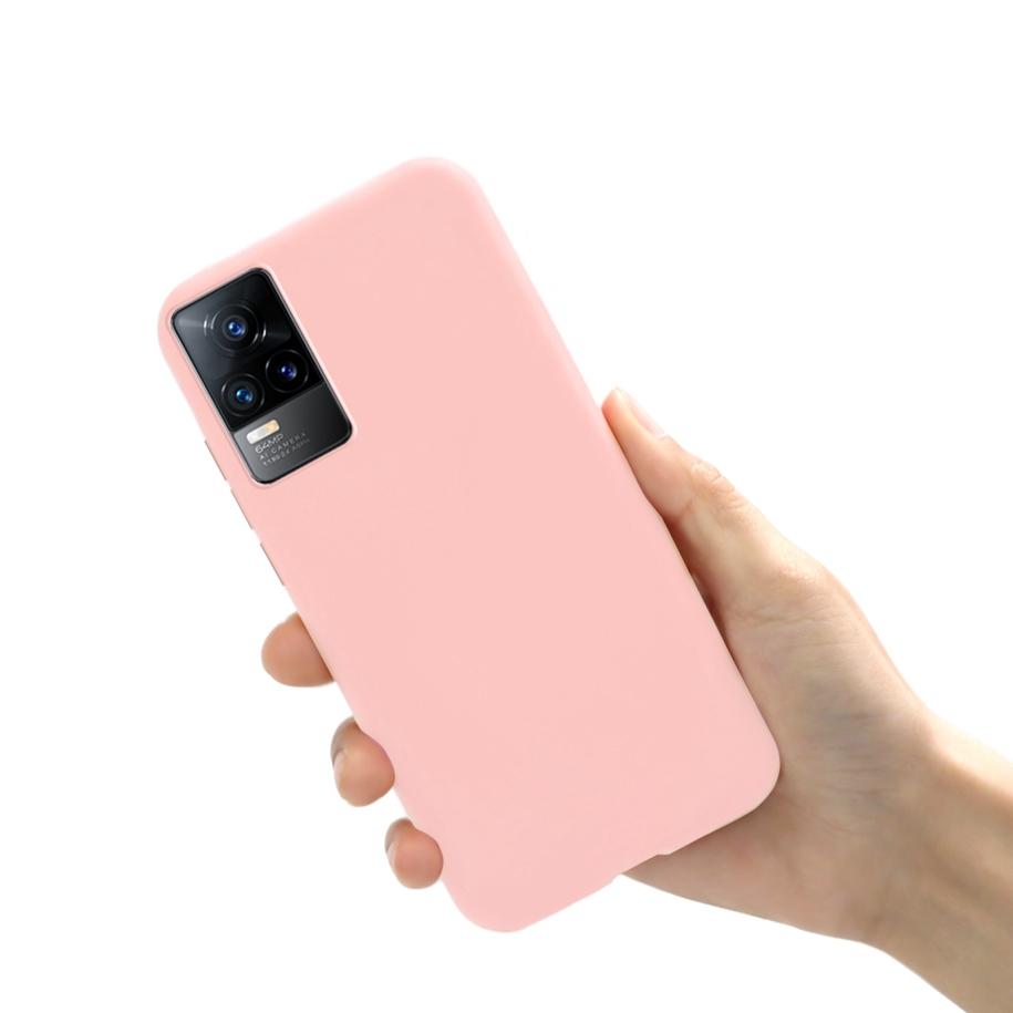 Чехол для Vivo V21 V21e 2021 Жидкий силикон Мягкий ТПУ Чехол Тонкая Задняя крышка телефона Для Vivo V21 5G V2050 VivoV21e V2061 Funda 6.44"