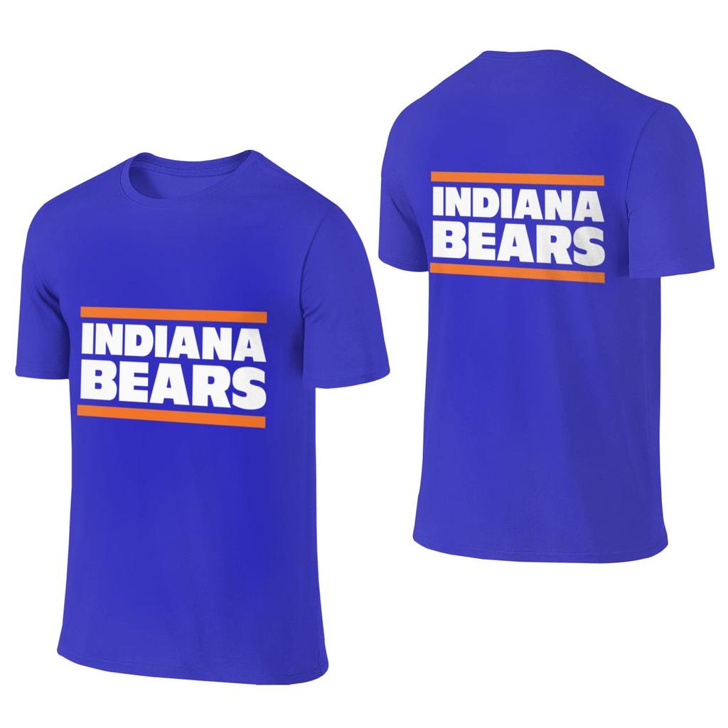 Indiana Bears Oversize Reversible Tshirt Daily Lazy Double Edging Short Sleeve