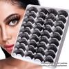 New Product 25mm Mink Hair False Eyelashes 18 Pairs Thick Curly Simulation Grafted Eyelashes