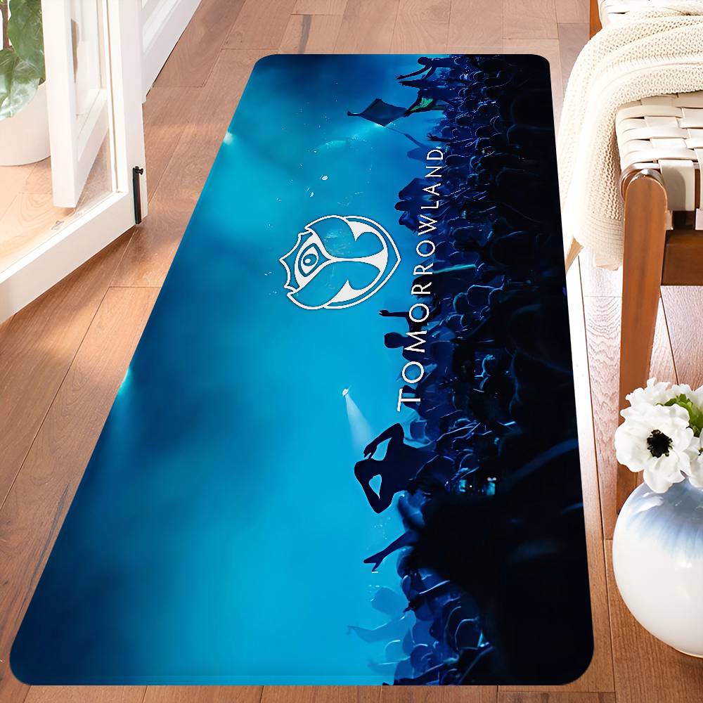 TOMORROWLAND Music Door Mat Kids Room Bedroom Decoration Balcony Anti-Slip Doormat Living Room Doormat Area Rug
