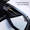 AABHJ1 2Pcs Car Rearview Mirror Rain Eyebrow Rainproof Shield For Chevrolet Corvette Montana TrailBlazer Silverado Traverse Camaro Bolt