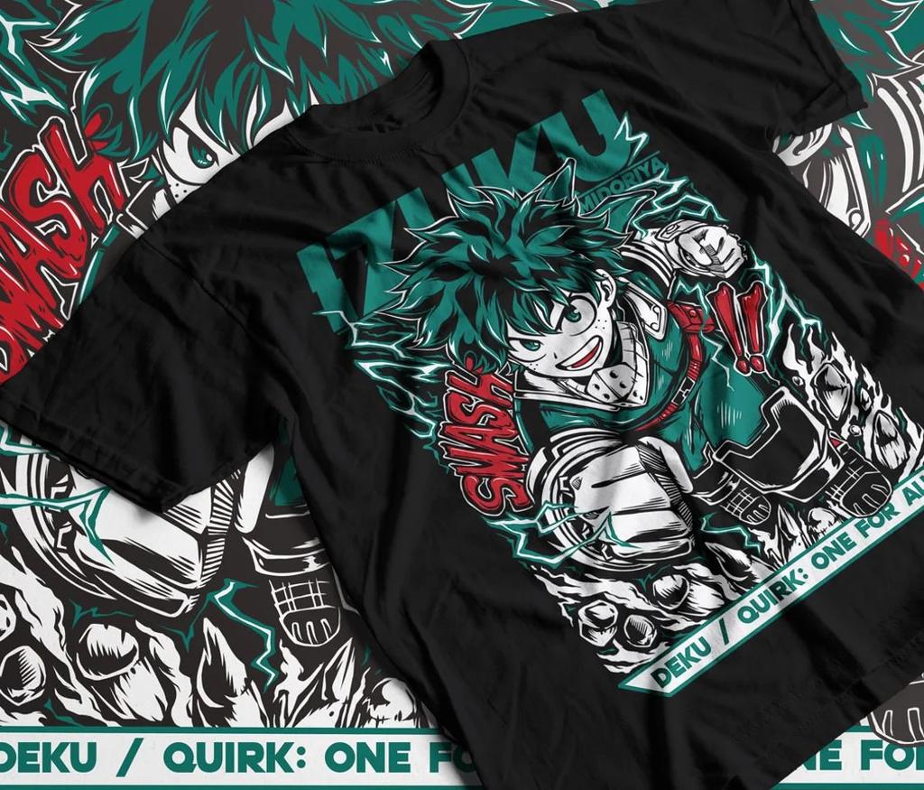 Deku Quirk Anime TShirt Unisex 5