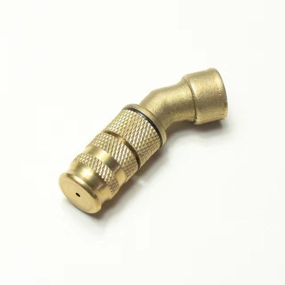 Long Range High Pressure Nozzle 45° Bend Irrigation Sprayer Adjustable Mist Nozzle Garden Tool
