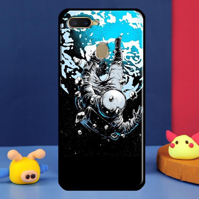 Чехол с Луной, Звездами, Космосом для Oppo A98 A78 A58 A15 A16 A17 A5 A9 A91 A52 A72 A76 A96 A74 A94 A54 S A57 A77