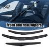 Curved Glass Fit Blades 3 Pcs 26"+16" Windshield Wipers And 12" Rear Wiper Blade Replacement for RAV4 2019 2020 2021 2022 2023 2024, All Weather