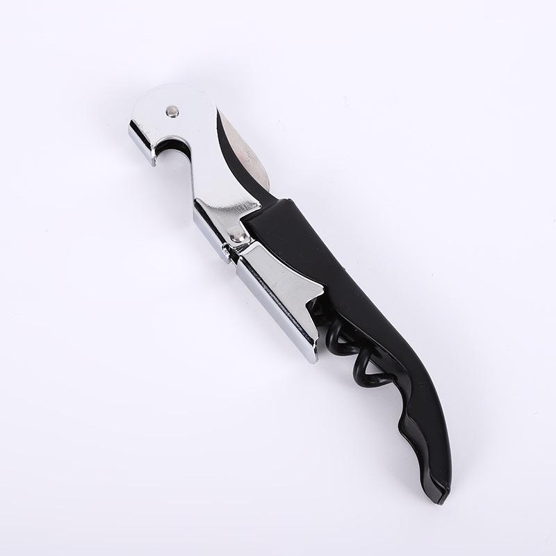Portable Two-in-One Colorful Corkscrew and Red Wine/Beer Bottle Opener with Custom Logo Option