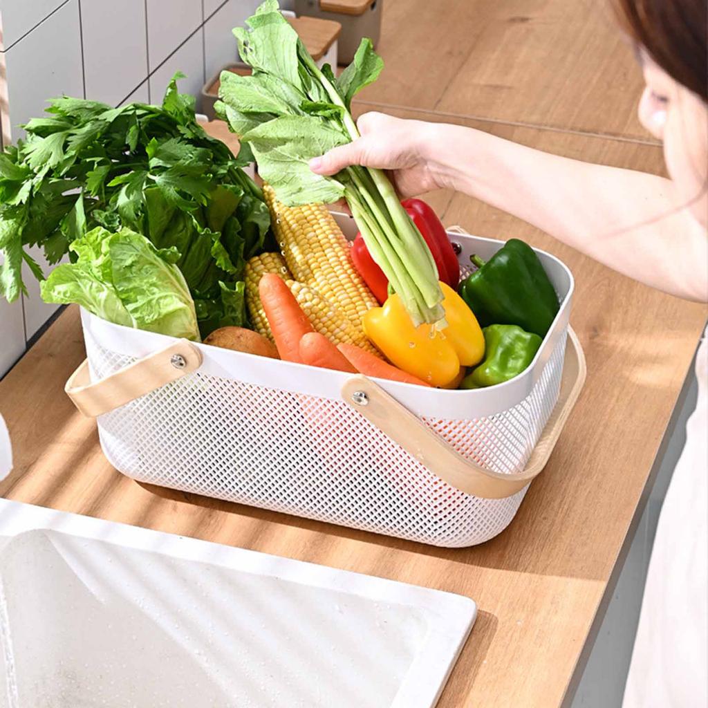 Пластиковая корзина для сушки и хранения, многоцелевая кухонная, для овощей, корзина для фруктов для пикника, организация стирки и дома