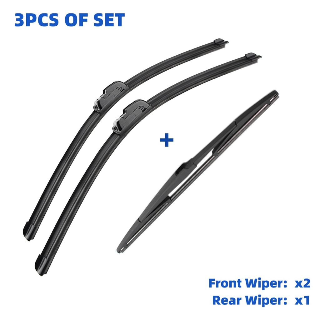 3 шт. для TOYOTA Prado 120 J120 2002-2009 22 "+ 21" + 16" передние и задние щетки стеклоочистителя, лобовое стекло, резак для окон, аксессуары 2005 2006 2007 2008 2009