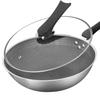 2022 New China Induction Cooker Honeycomb Stainless Steel Wok