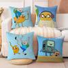 A-Adventure Cartoon T-Time Pillow Gifts Home Office Furnishings Bedroom Sofa Car Cushion Cover Case 45x45cm