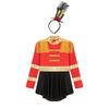 Girls Ringmaster Performance Costume Long Sleeve Fringe Jumpsuit Cutout Back Design Epaulet Trim Carnival Role Play Outfit