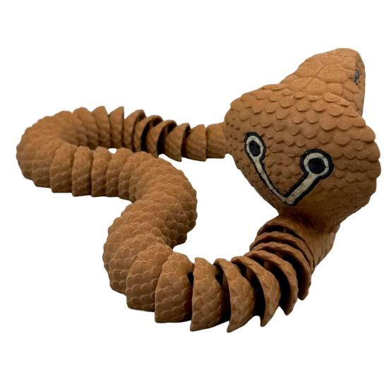 Snake Ornament Bold Design Snake 3D Printing Figure Dramatic Snake Statue Adult Stress Relief Fidget Toy