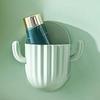 Toothbrush Holder Wall Self-adhesive Seamless Cactus Storage Rack Box Bathroom Organizer Shelf Mobile Phone Closet Organizer
