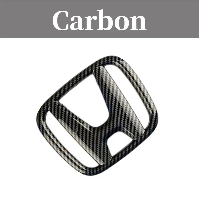 CPD1 ABS Cars Logo Front Grille Rear Trunk Emblem for Honda Accord Civic Type-R CRV HRV FIT Jazz Steering Wheel Stickers Accessories