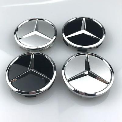 GLC 4 шт. 60 мм Черно-серебристая Накладка на колпак колеса автомобиля Логотип Чехол Для Mercedes Benz W176 W177 W204 W205 W212 W213 W206 X156 X253 W117