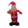 Рождественский надувной Санта-Клаус, светящийся рождественский декор для двора, 4,92 фута наружное украшение для