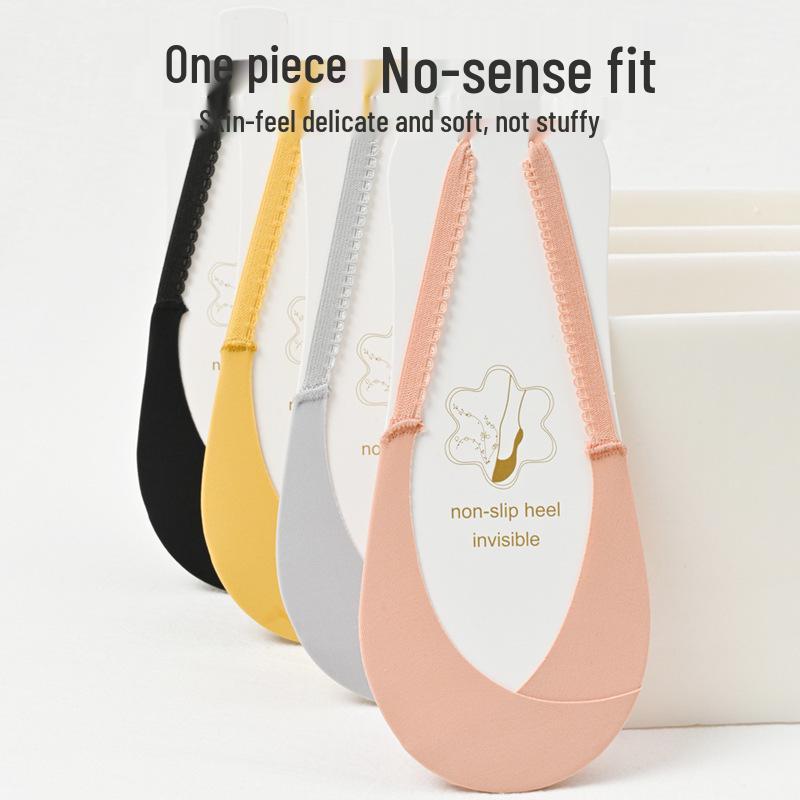 Invisible Non-slip Women's Ice Silk No-show Socks for High Heels