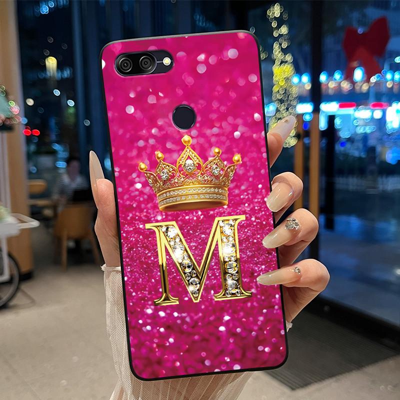 Newest Letter Crown Design Phone Casing For ASUS Zenfone Max Plus (M1) ZB570TL Black Case Bumper Silicone Shockproof Soft Cover