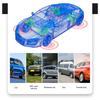 Для автомобилей Солнечная система TPMS Интеллектуальная система мониторинга давления в шинах с датчиками давления воздуха и датчиком температуры