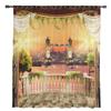 Courtyard City Night View Modern Tulle Curtains for Living Room Bedroom Home Kitchen Window Sheer Curtains