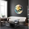 Modern LED Earth Wall Lamp Luxury Creative Mural Lamp Living Room Background Wall Decoration Lamp Art Bedroom Bedside Wall Lamps