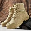 Summer Military Boots High-top Outdoor Combat Boots Tactical Boots Mountaineering Shoes Desert Tooling Boots Men
