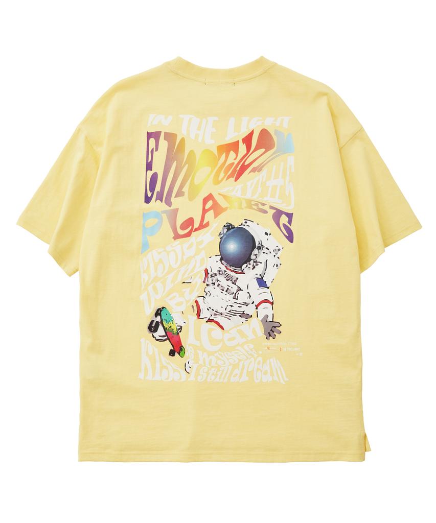 EMOTION PLANET Emotion Space Boy Short Sleeve T-Shirt (Yellow)