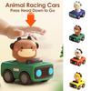 Birthday Gifts Press To Go Car Toy Cartoon Infant Play Vehicle  Toddlers 1-3
