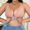 European and American Lace Front Clasp Design French Bra Romantic Push-up Sexy and Comfortable Underwear