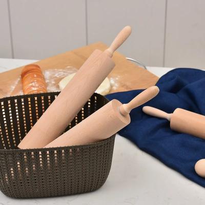 Деревянная скалка профессиональная скалка для теста антипригарная скалка для пасты тесто пиццы выпечки печенья бисквита помадки торта