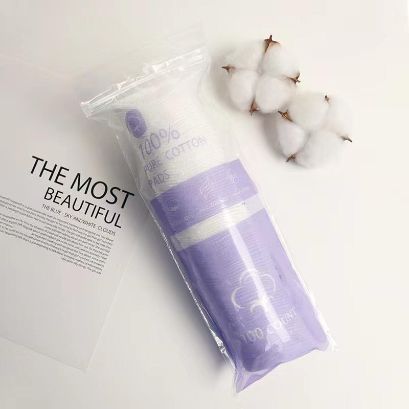 100 шт. ватных дисков для снятия макияжа, лака для ногтей и очищения лица