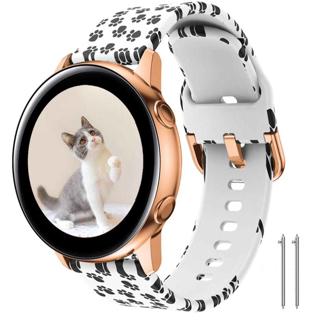 Силиконовый ремешок 20 мм 22 мм для samsung galaxy Watch 7/6/5/4/5PRO/4CLASSIC/46MM/42/40mm 44mm Браслет amazfit gts 2 3 4 Mini Bip 5