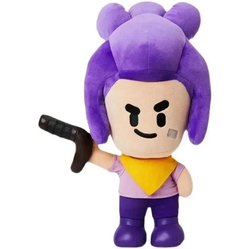 Brawl Plush Spike Shelly Clot Leon Poco Stars Мягкие игрушки Подушки Куклы Игровые персонажи Для детей Подарки на день рождения