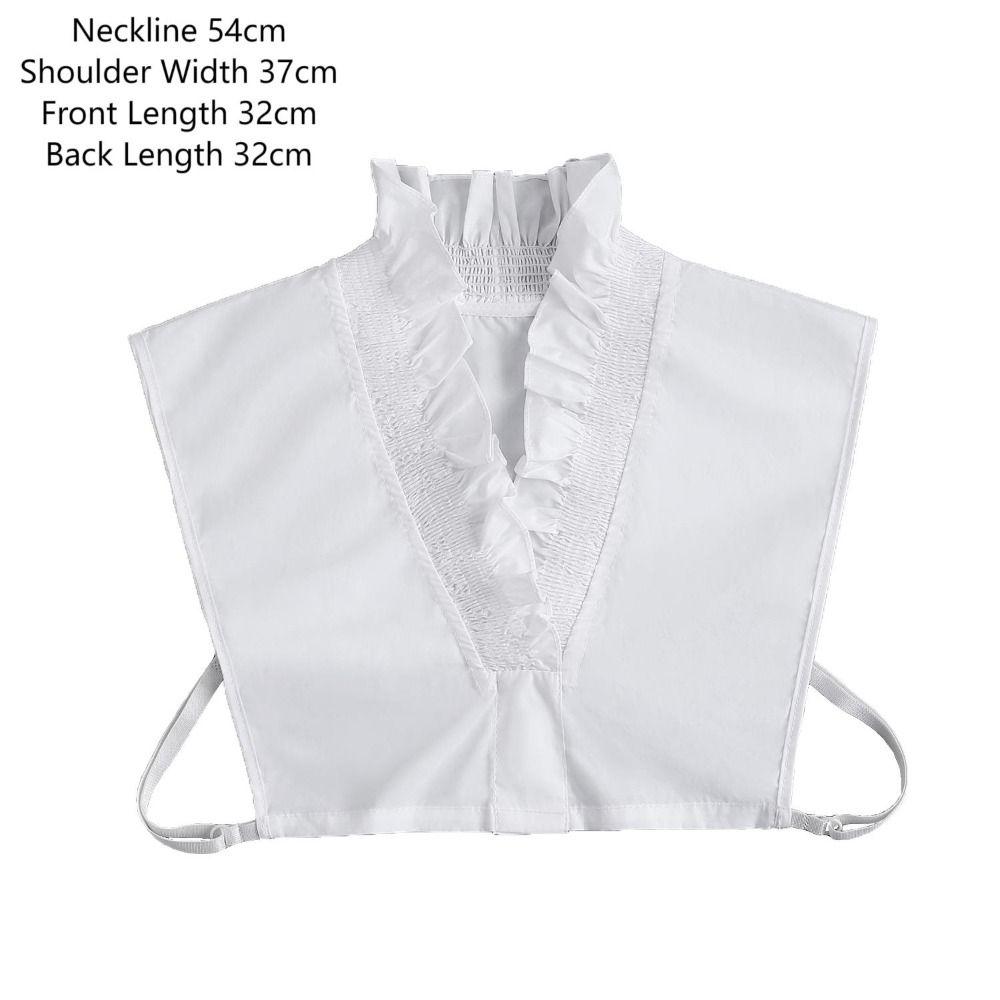 Solid Color False Collar Cotton Removable Collar Beautiful Fake Collar Sweater