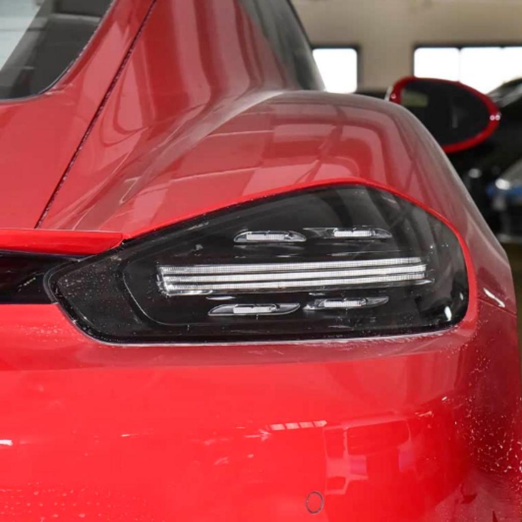 Совместимая крышка заднего фонаря для Porsche 718 (2016-2023) Задний корпус и лицевая панель фары