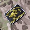 Round   Fishing  Military Patches Embroidered Badges