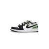 Air Jordan 1 Puppy Fragment Низкие Винтажные Баскетбольные Кроссовки Мужские Черно-Бело-Зеленые 553558-131(Команда85-)