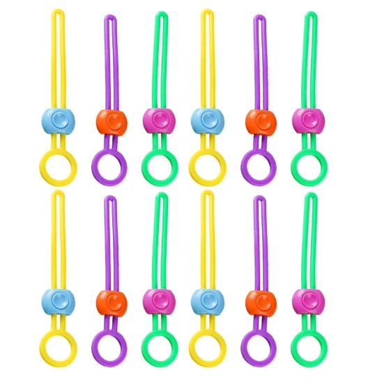 Герметизирующий зажим Регулируемые силиконовые ремешки Закуски Еда Организация кладовой Зажимы для пакетов Многоразовое решение для хранения на кухне