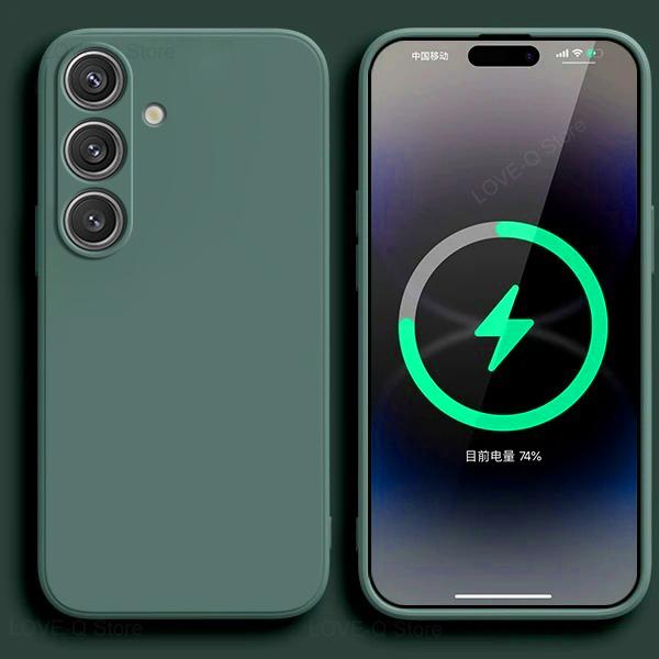 Для S24 S23 S22 Ultra Чехлы Жидкий силиконовый чехол Для Samsung Galaxy S24 S23 S22 Ultra Plus S24Ultra Чехлы Чехлы Аксессуары