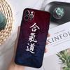 Япония Боевое Айкидо Чехол для телефона Для iPhone 16 Pro 11 12 13 14 15 Pro Max Mini XS X XR 7 8 16 Plus Чехол Coque
