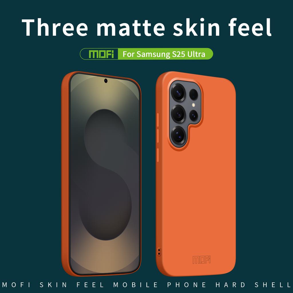 For Samsung Galaxy S25 Ultra Phone Case MOFI JK Qin Series Skin-Touch Matte Anti-fingerprint Back Cover