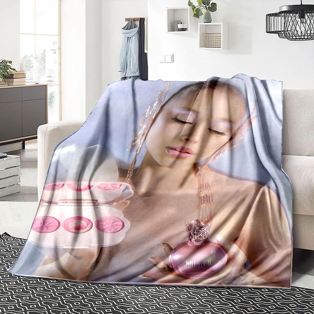 Pink Fantasy Perfume Blanket Soft Throw Blanket For Home Bedroom Bed Sofa Travel Office Solid Christmas Blanket