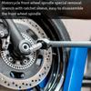 Антикоррозийный мотоциклетный шестигранный осевой инструмент 17/19/22/24 мм головки шестигранный ключ для передней оси ремонт обслуживание