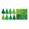 Набор для Рождества «Сделай сам» со стикерами, украшениями, подарками, закладкой, праздничными открытками для класса, дома