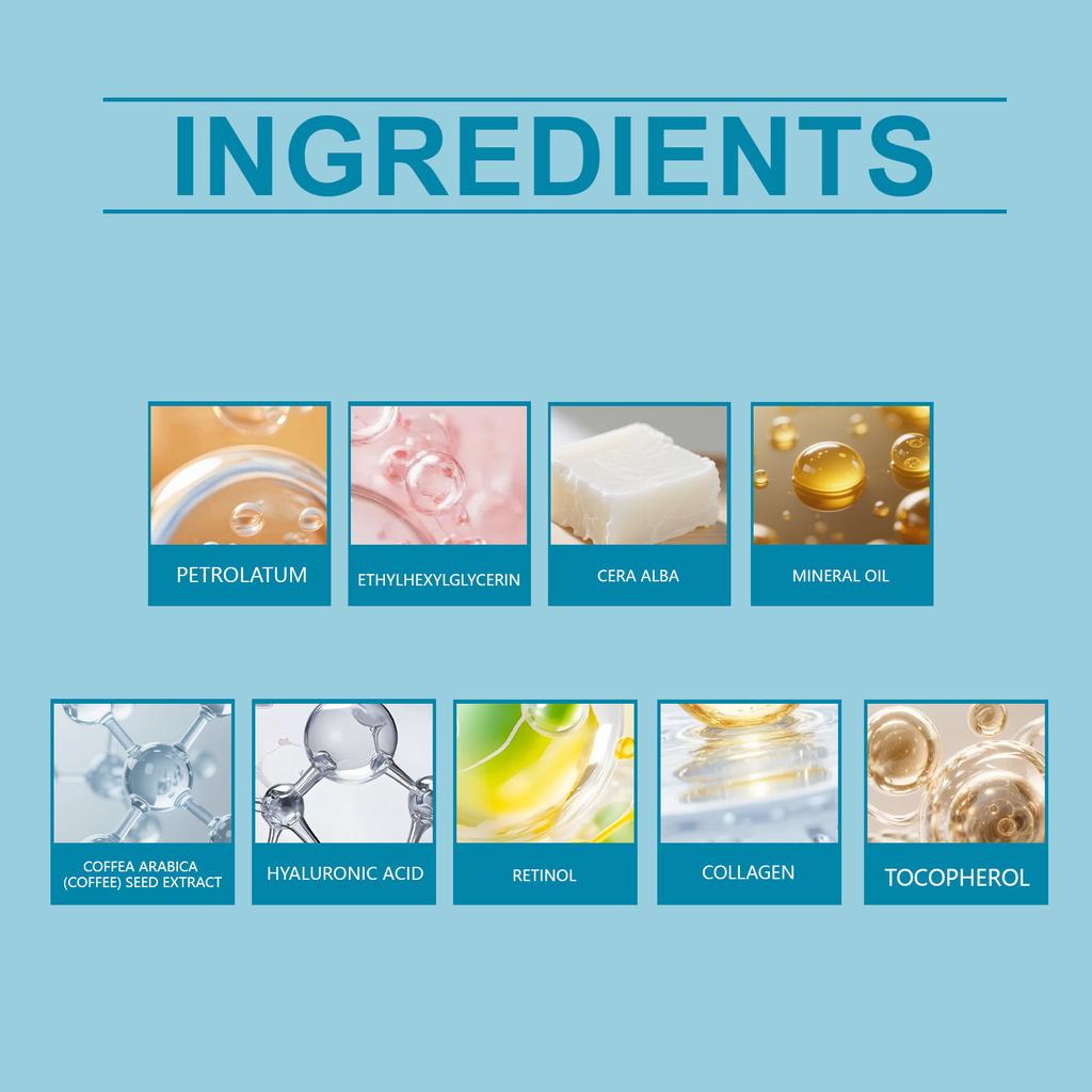 8 г Гиалуроновый крем для глаз стик - Интенсивный увлажняющий гель-бальзам для темных кругов и морщин, уход за чувствительной и сухой кожей под глазами