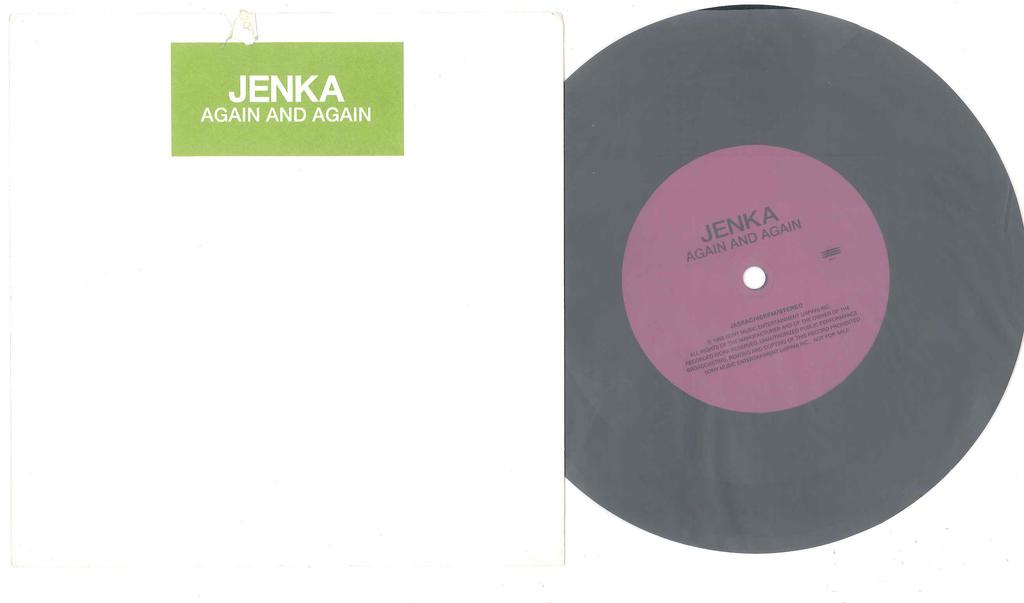 7-дюймовая пластинка JENKA - Снова и снова EV121540IST EPIC Япония Японская поп/рок Б/у