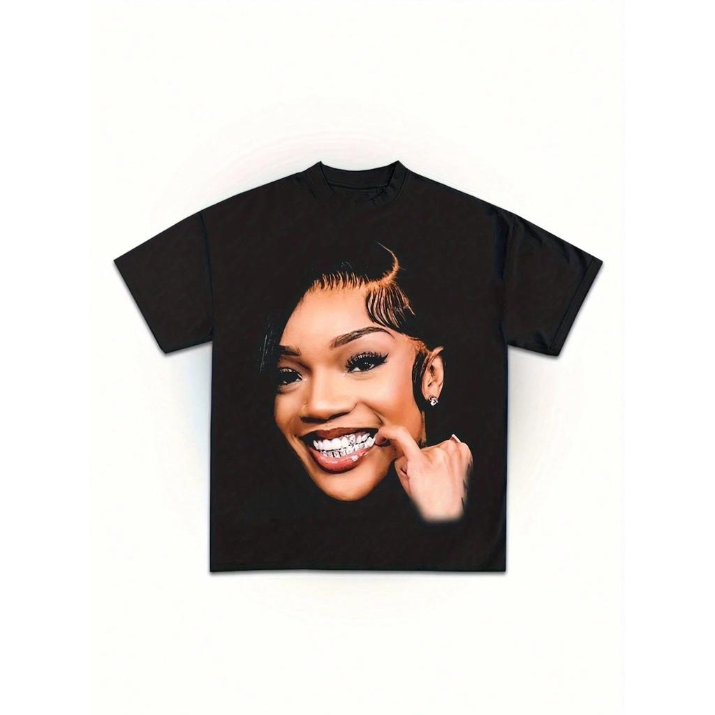 2025 Новая Базовая Хлопковая Унисекс Футболка Модная Печать Мягкая Дышащая Круглый Вырез Модные Мужские и Женские Футболки Одна Штука